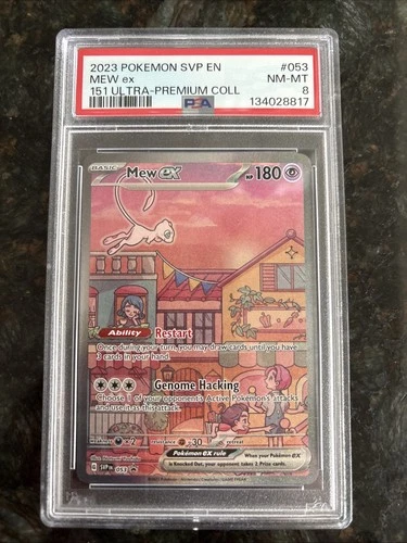 2023 Pokémon TCG 151 Ultra Premium Collection Mew ex Promo 053 PSA 8