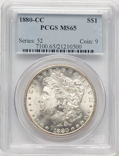 1880-CC Morgan Dollar PCGS MS65 (784478020)