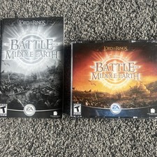 The Lord Of The Rings The Battle For Middle Earth 4 Disc 2004 PC-CD with Manual