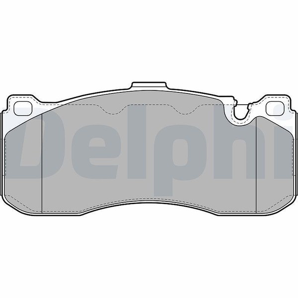 Delphi Bremsbelagsatz, Scheibenbremse Vorderachse U.A. FüR Bmw, Mini-image