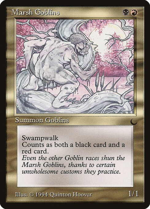 Marsh Goblins NonFoil The Dark 93 NM MTG