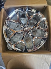 22x9 chrome snowflake Replica wheel ET24, Never Mounted, See Description