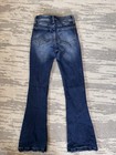 Kancan Jeans Women's 3/25 Blue Denim Distressed Buttonfly Petite Stretch — photo 2