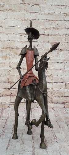 Don Quixote Salvador Dali Bronze Statue Abstract Hot Cast Artwork Sale Statue - Picture 4 of 10
