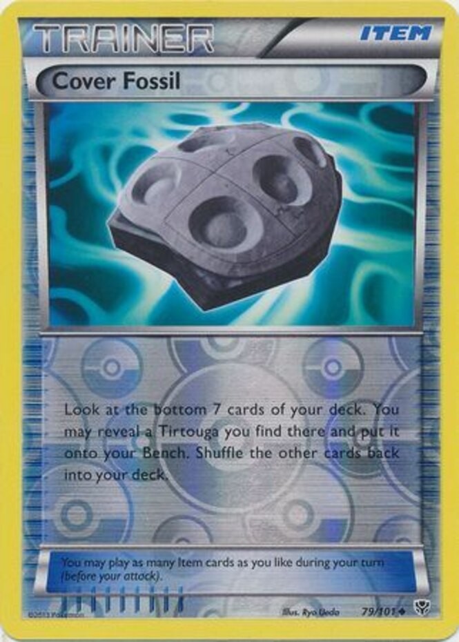 Cover Fossil - 79/101 - Uncommon - Reverse Holo LP, English Pokemon Plasma Blast