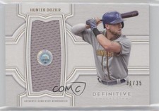 2020 Topps Definitive Collection Jumbo Relic 31/35 Hunter Dozier #DJRC-HD 0q0m