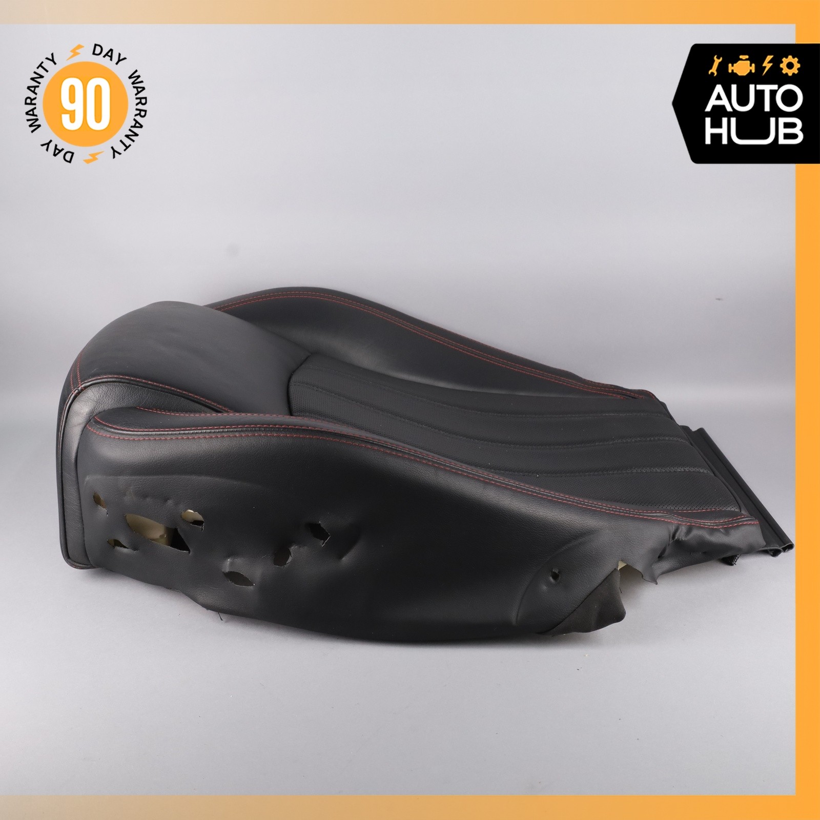 08-12 Maserati GranTurismo M145 Front Left Lower Bottom Seat Cushion Black OEM