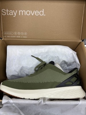 Kizik Athens Olive Green Mens Athletic Sneaker