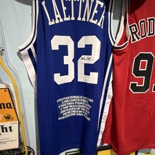 Christian Laettner Autographed Duke Blue Devils Basketball Jersey #32 Blue