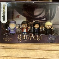New Little Collector People 4 Harry Potter Half Blood Prn Dumbledore Snape Draco