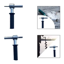 Ice Drill Adapter Ice Fishing Anchors Ergonomic Strong Portable Drill Attachment