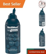 NeilCleanse Piercing Aftercare, Fine Mist, 6.3 Fluid Ounce