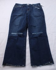 Good American Plus Always Fits Good Legs Straight Jeans CD4 Indigo691 14-16/C