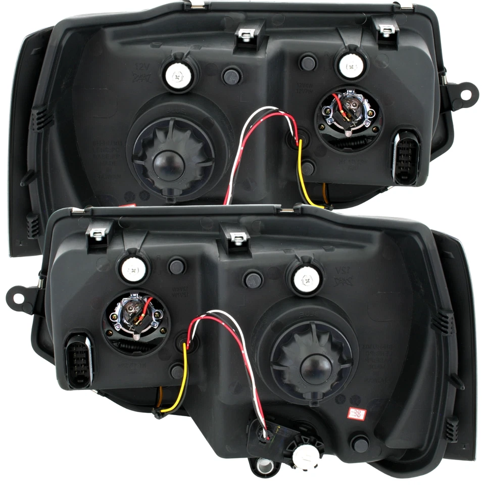 Led Tagfahrlicht Light Tube Scheinwerfer Set in schwarz für VW T5 GP 2010-2015 - Bild 4 von 4