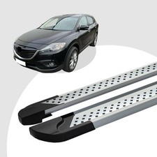 Trittbretter passend für Mazda CX-9 ab 01/2007-12/2015 (Model: VISO, Farbe: Silb