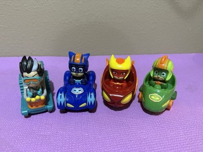 PJ Masks Car Racers Vehicles Set Lot Of 4
