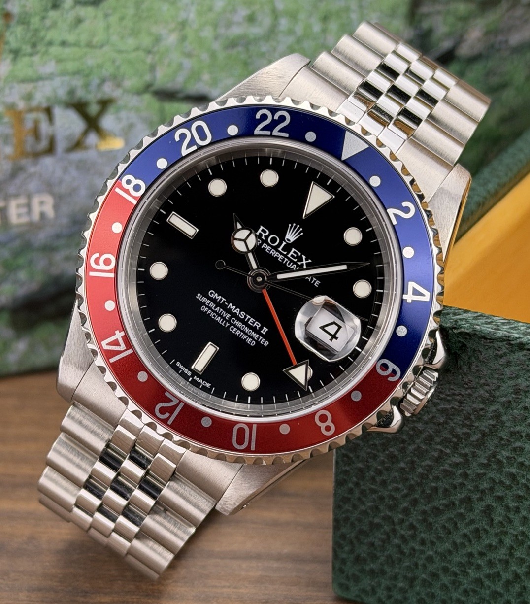 Rolex GMT Master 16710 ‘Pepsi’ | Full UK Collectors Set | Sharp | Jubilee