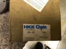 HKK CHAIN 60-2R 10FT. IN ORIGINAL BOX UNOPENED