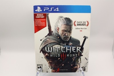 The Witcher 3: Wild Hunt (Sony PlayStation 4 PS4) w/Slip Cover, Map, Sound track