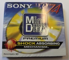 Sony MiniDisc Récupération MD SONY PREMIUM 74 Minutes Audio #K-473-05