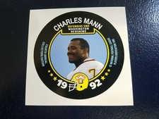 Charles Mann Washington Redskins 1992 King B Disc SQUARE CUT Oddball