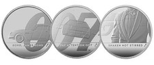 2020 James Bond 007 £5 Coin Five Pounds Set of 3