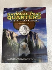 National Park Quarters Collector’s Folder 2010-2021 Denver & Philadelphia