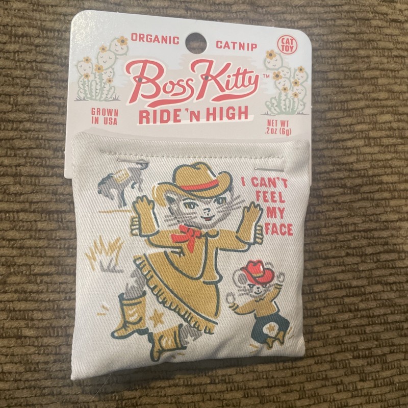 Blue Q Boss Kitty Catnip Toy
