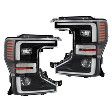 Headlights For Ford F250 F350 SuperDuty 2020-22 Left+Right LED w/ Sport Package