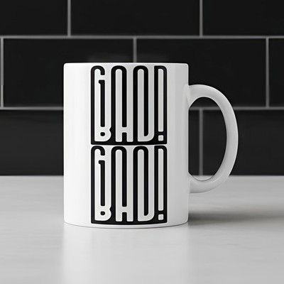 Stuff Box Print Tasse   Good Bad Edition 1101 Mug Kaffee Tee Zuhause Freizeit