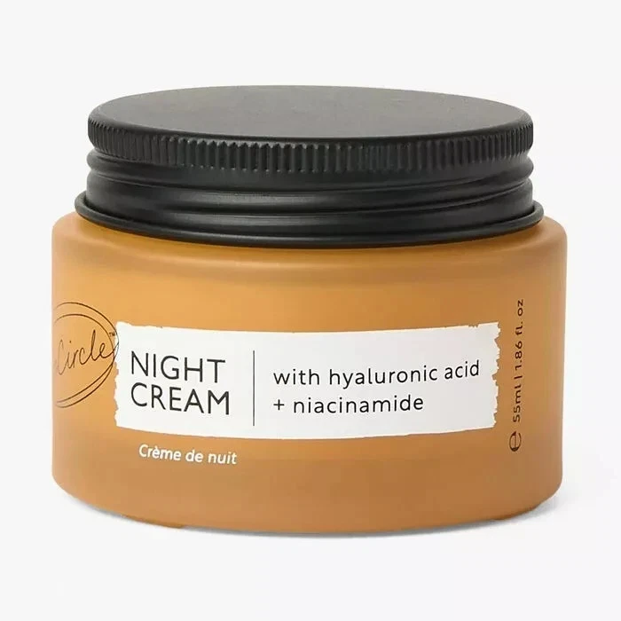 UPCIRCLE Night Cream HYALURONIC ACID & NIACINAMIDE ANTI-AGEING VEGAN ZERO WASTE