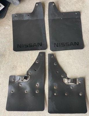 Nissan D21 Pickup Hardbody 2x4 LH RH Truck Front & Rear Mudflaps Mud Flap