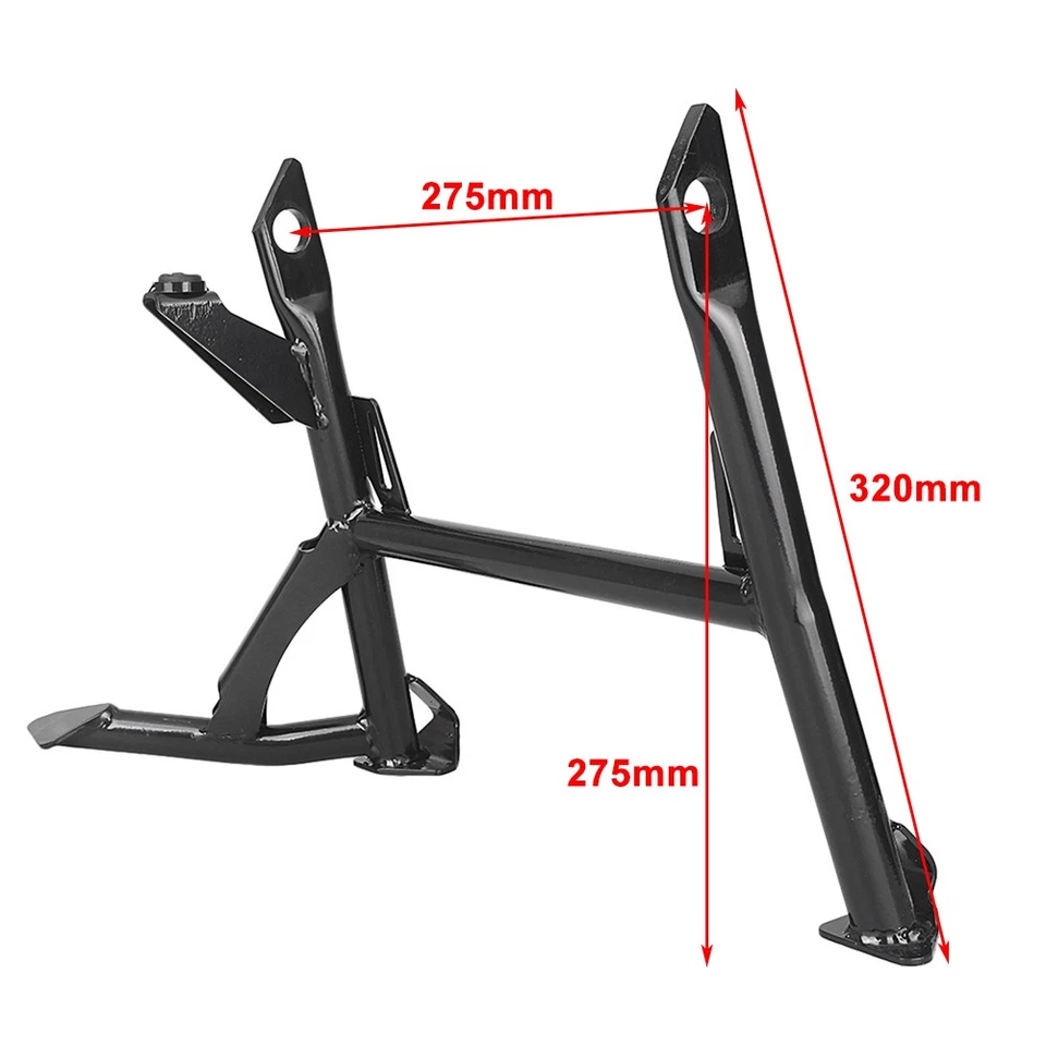 Soporte central lateral para motocicleta BMW F650GS F700GS 2008-2018 negro Foto 2 de 4