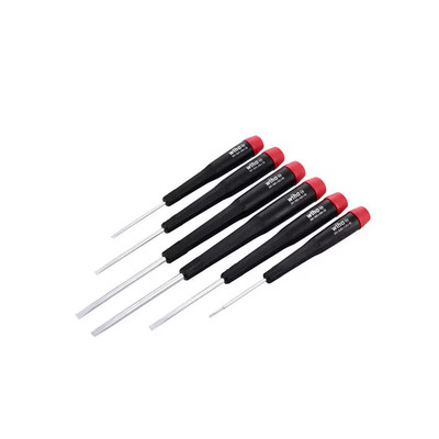 Wiha Precision Slotted Screwdriver Set 6pc Cushion Grip Tool Electronics Repair
