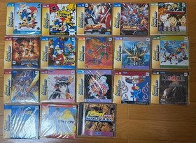 Flash Sega Saturn Complete Set Of 33 JPN Vintage Limiited Edition Rare Video Gam