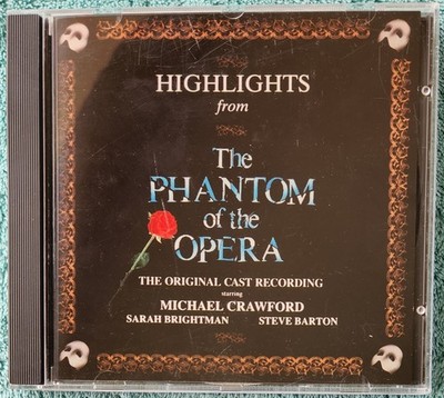 Highlights From The Phantom Of The Opera The Original Cast Recording 1987 CD