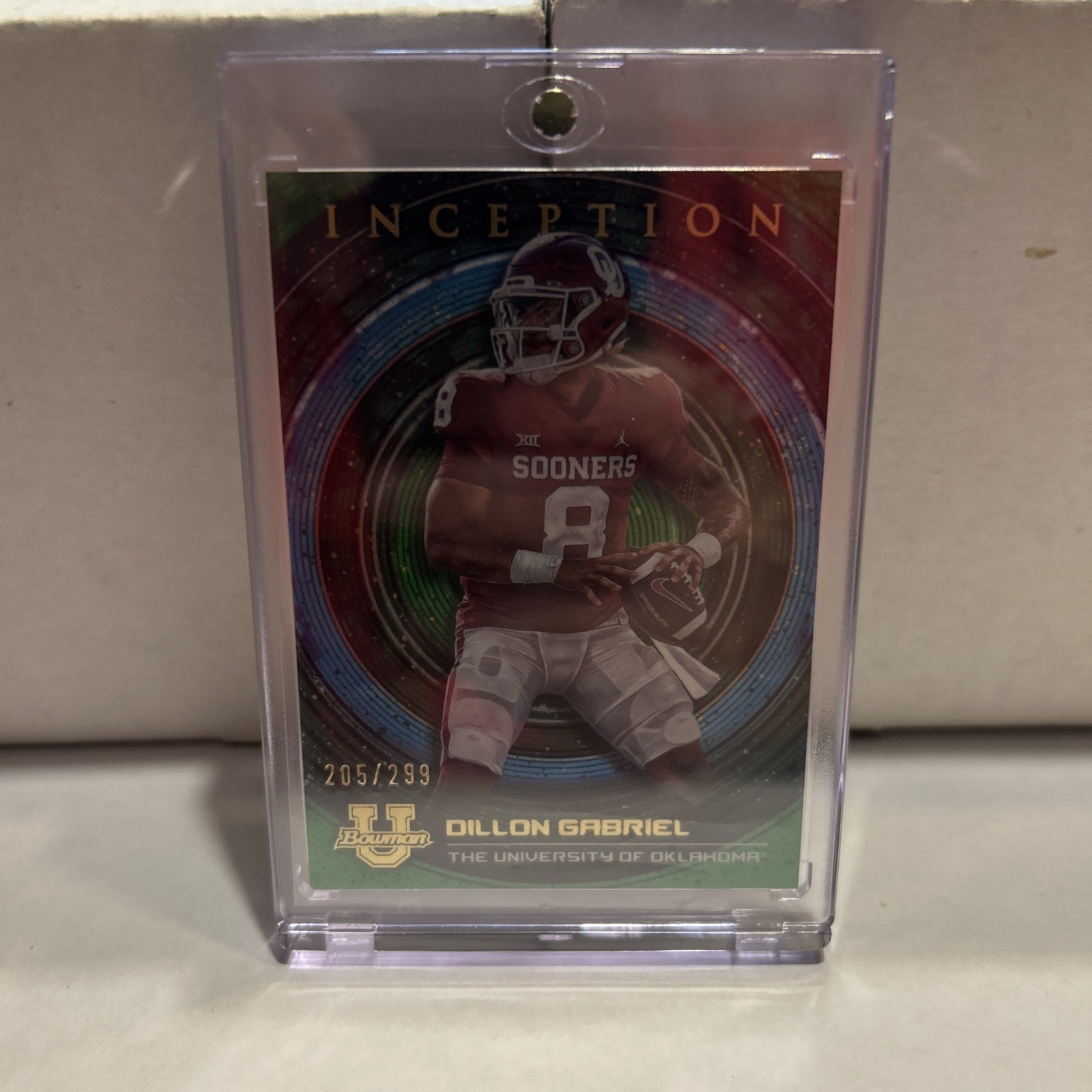 2022-23 Bowman Inception University - Dillon Gabriel #99 Green Foil /299 (RC)