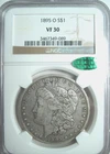 1895-O MORGAN SILVER DOLLAR~NGC VF30 CAC APPROVED~SEMI KEY DATE LOW MINTAGE *