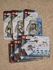 6 SET LOT LEGO Star Wars Snowtrooper Battle Pack 75320 & Defense of Hoth 40557