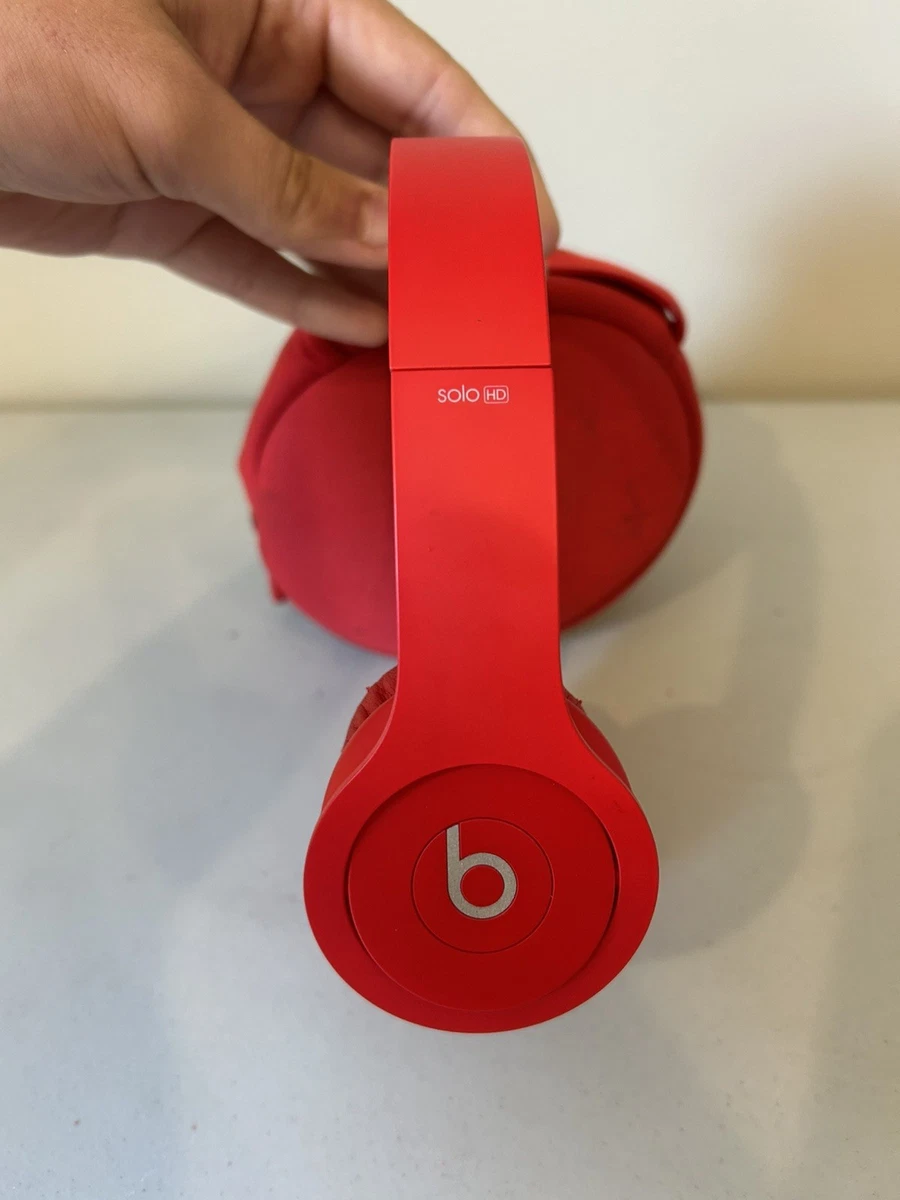 Beats by Dr. Dre Solo HD Red Headphones for sale | eBay