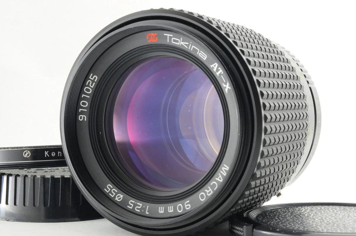 [Excellent] Tokina AT-X Macro 90mm f/2.5 For Pentax PK SLR w/ Caps READ