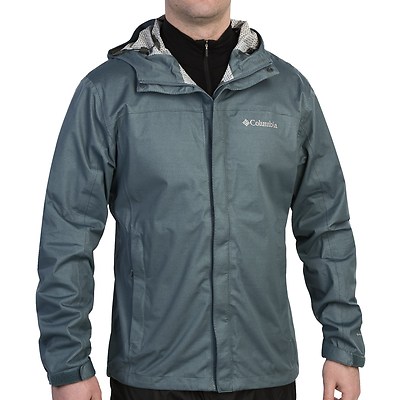 Columbia Mens Tech Talk EXS JACKET MENS MEDIUM Metal NWT