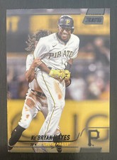 2022 Stadium Club Base Black Foil #123 Ke'Bryan Hayes - Pittsburgh Pirates