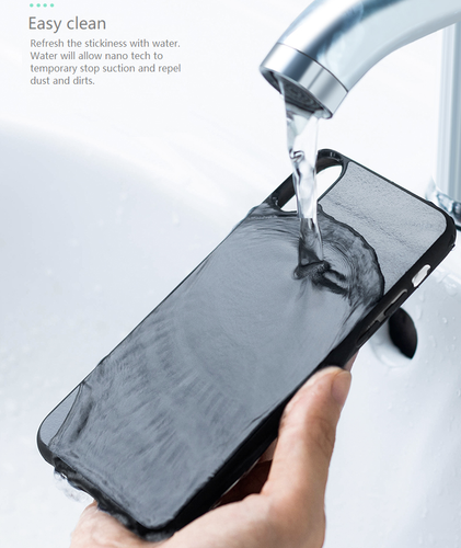 Anti Gravity Suction Sticky Selfie Phone Case For iPhone 13 12PRO X XR XS 6 7 8 - Picture 7 of 10