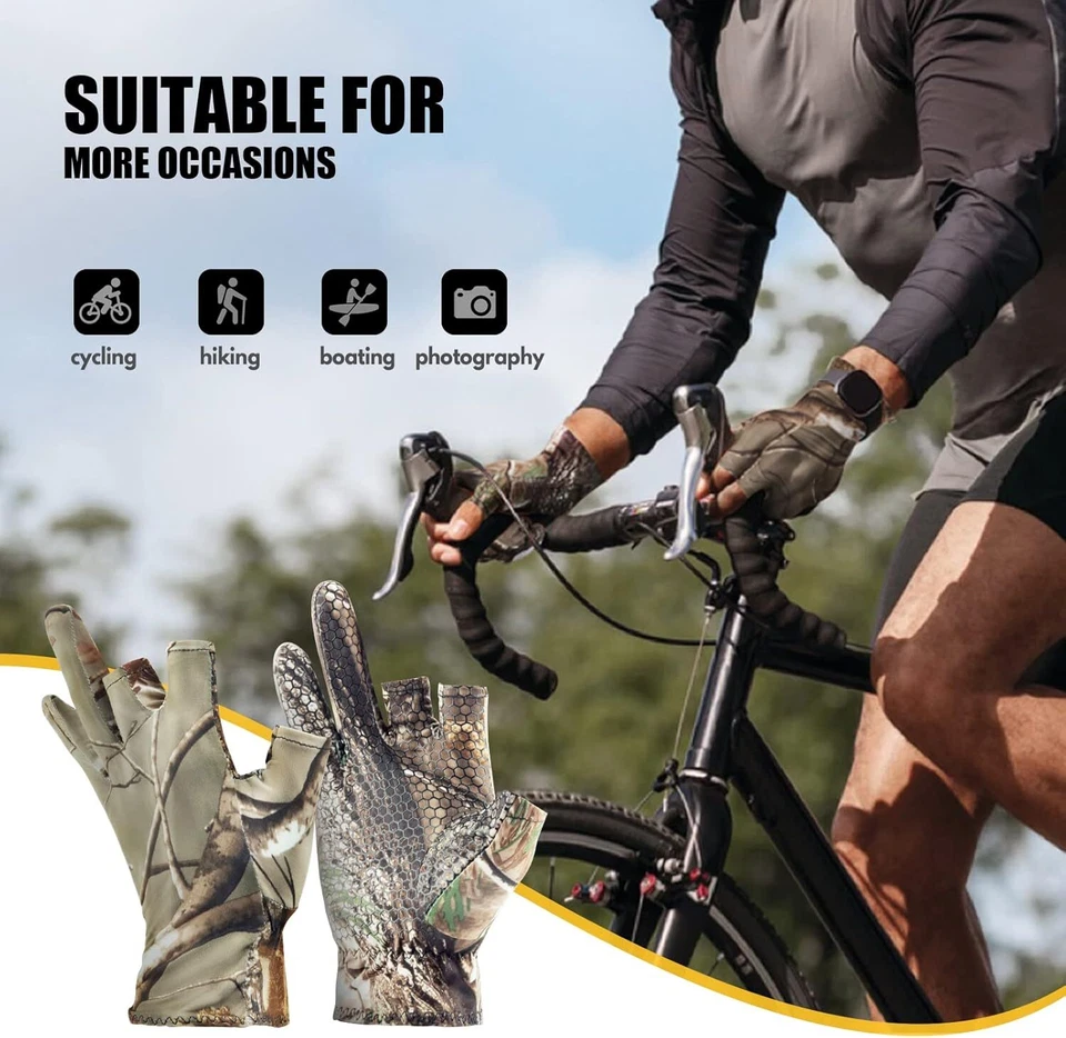 Fishing Gloves Men Waterproof Winter Fishing Gloves Waterproof Fishing Gloves - Image 4 of 4