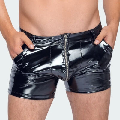 Lack Herren Pants M-2XL schwarz eng anliegend Hipster Männer Unterwäsche "Elmo"