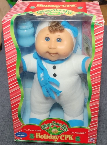 Holiday Cabbage Patch Kids CPK WAL-MART Exclusive Snow Girl Blue Scarf 2007
