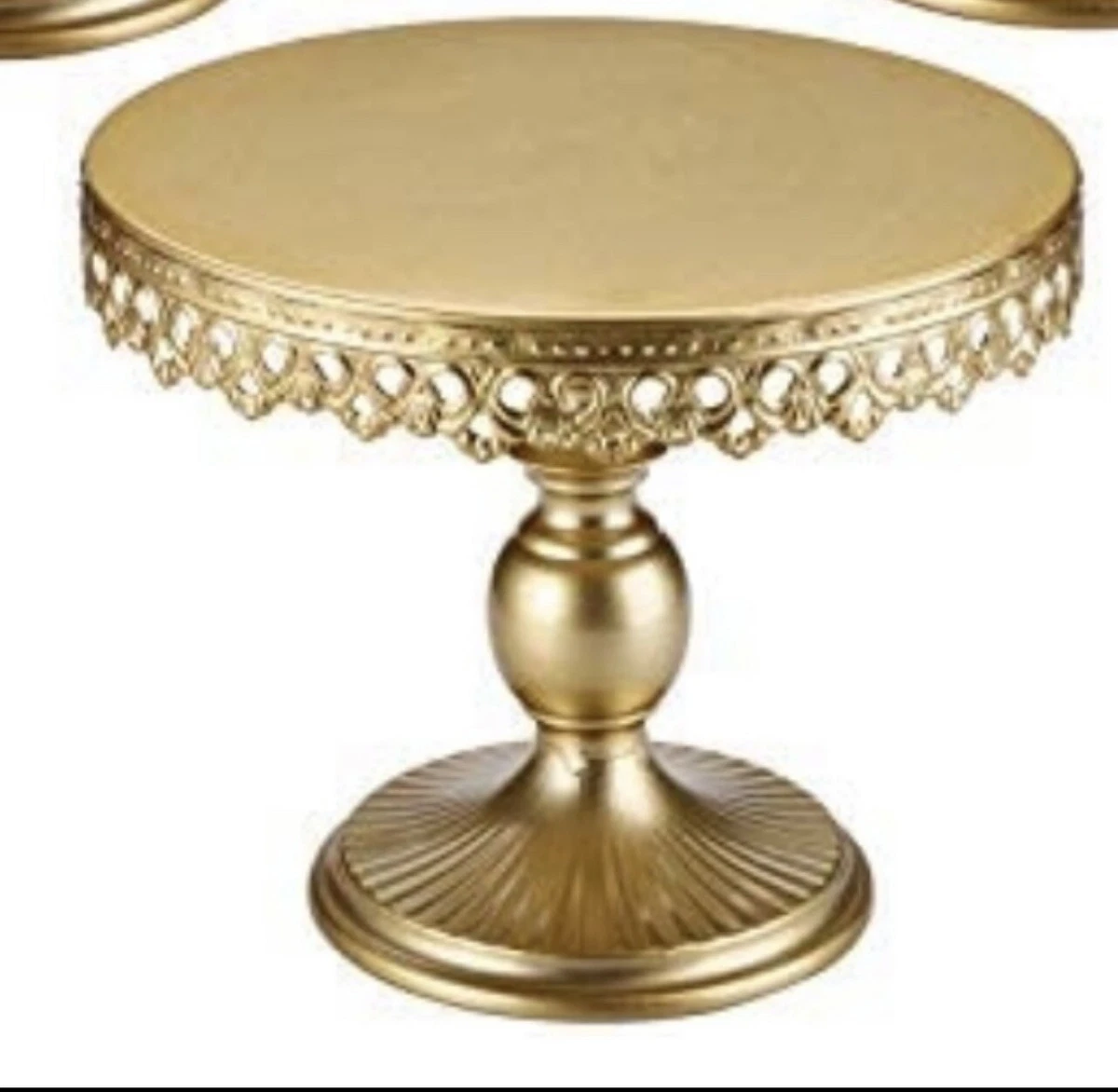 Top 141+ gold cake plate latest awesomeenglish.edu.vn