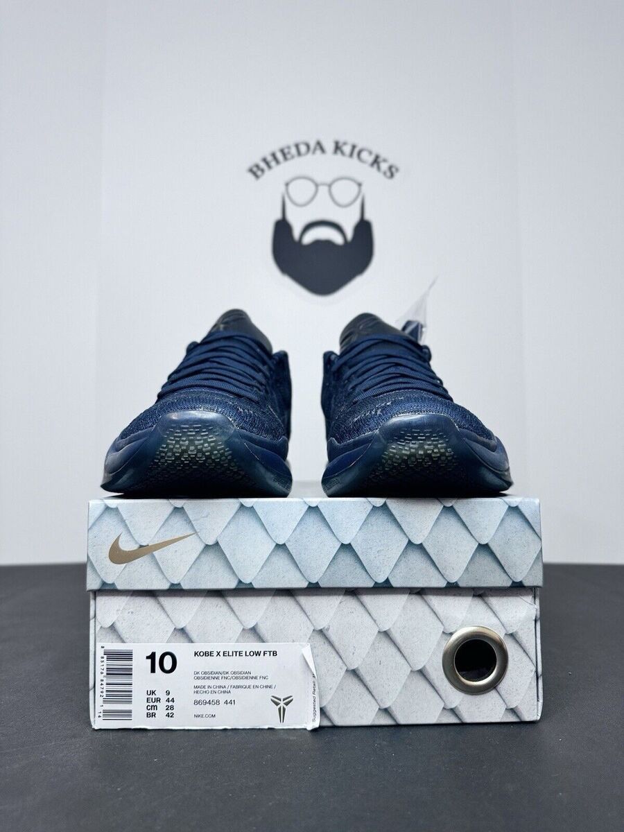 Nike Kobe 10 X Elite Low FTB Fade to Black Obsidian Sneakers Nike Kobe 10 X Elite Low FTB Fade to Black Obsidian Sneakers