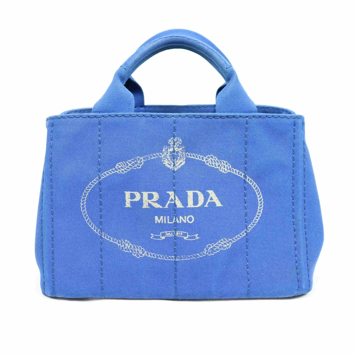 Ensemble Small Canvas Tote in Beige - Prada